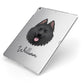 Samoyed Personalised Apple iPad Case on Silver iPad Side View