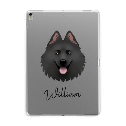 Samoyed Personalised Apple iPad Silver Case