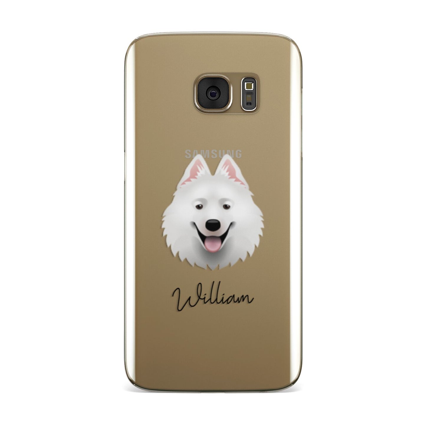 Samoyed Personalised Samsung Galaxy Case