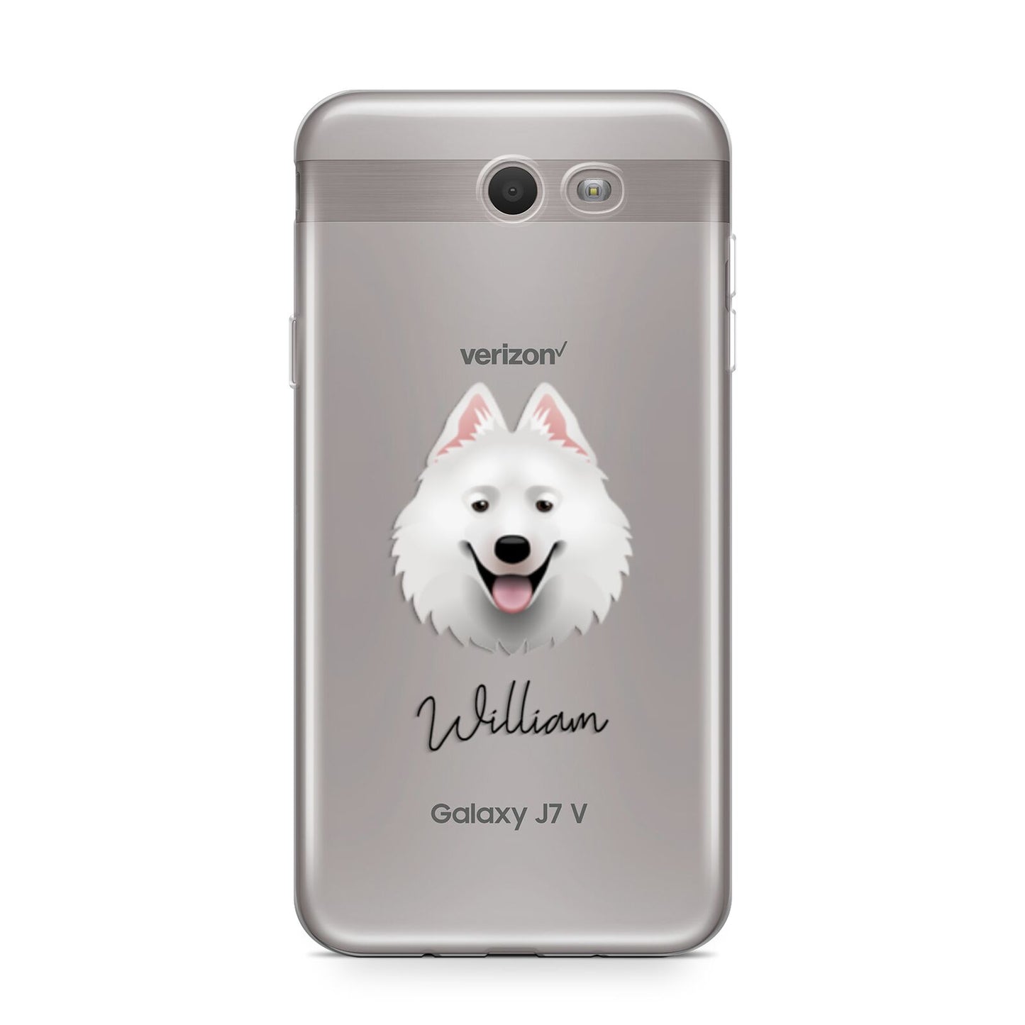 Samoyed Personalised Samsung Galaxy J7 2017 Case