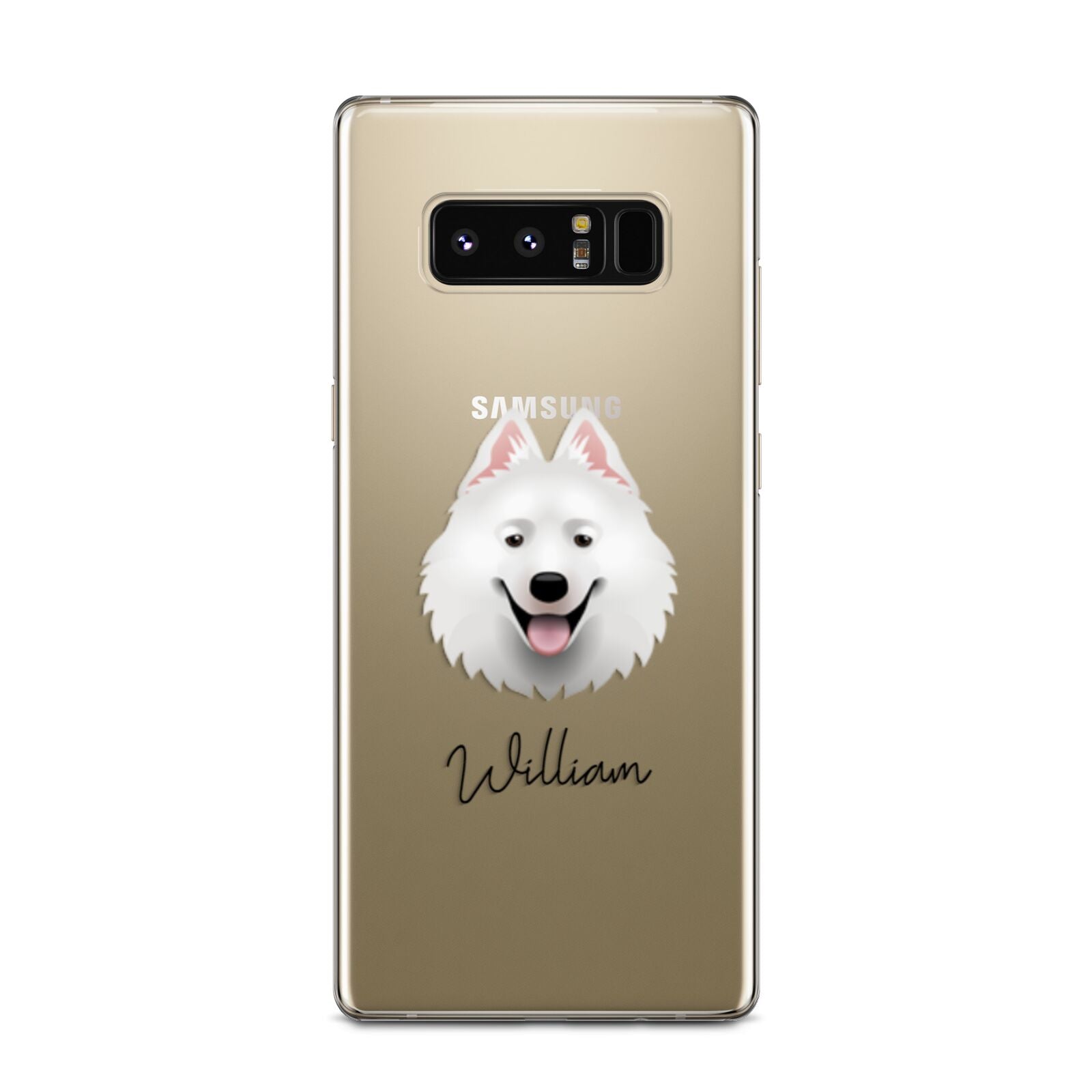 Samoyed Personalised Samsung Galaxy Note 8 Case