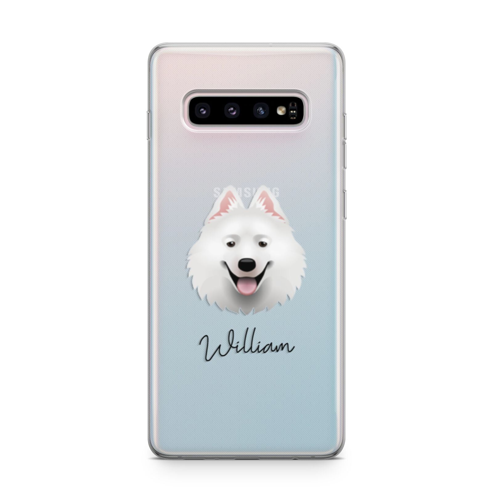 Samoyed Personalised Samsung Galaxy S10 Plus Case