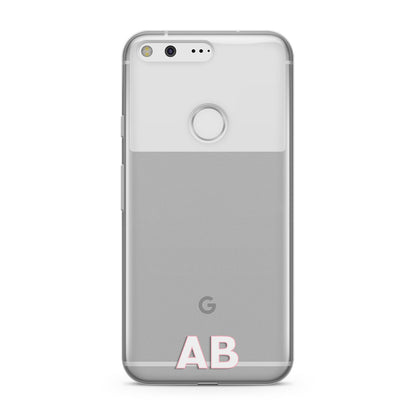 Sans Serif Initials Google Pixel Case