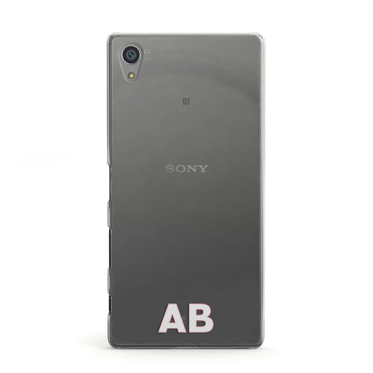 Sans Serif Initials Sony Xperia Case