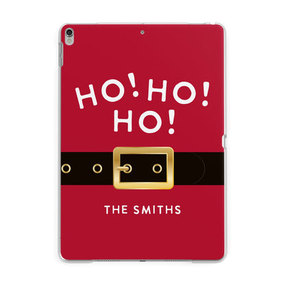 Santa Belt Personalised Apple iPad Silver Case