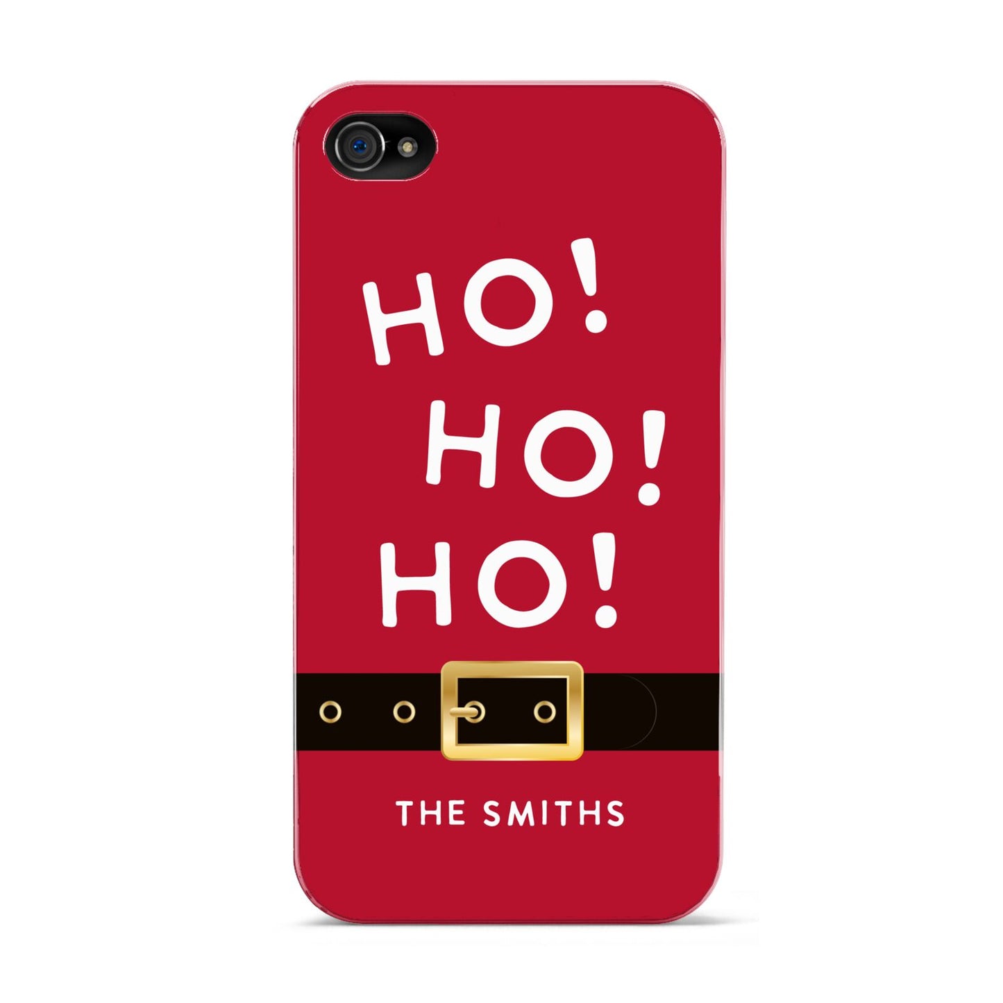 Santa Belt Personalised Apple iPhone 4s Case