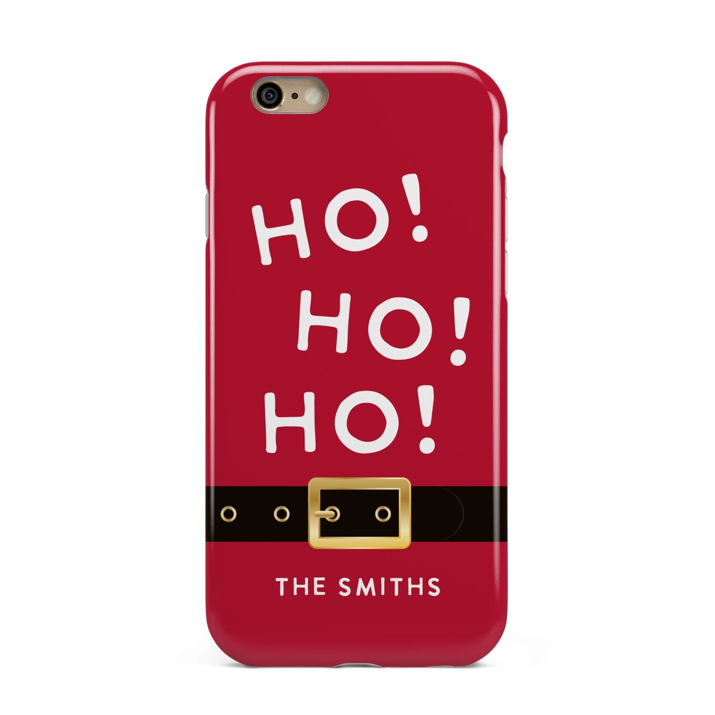 Santa Belt Personalised Apple iPhone 6 3D Tough Case