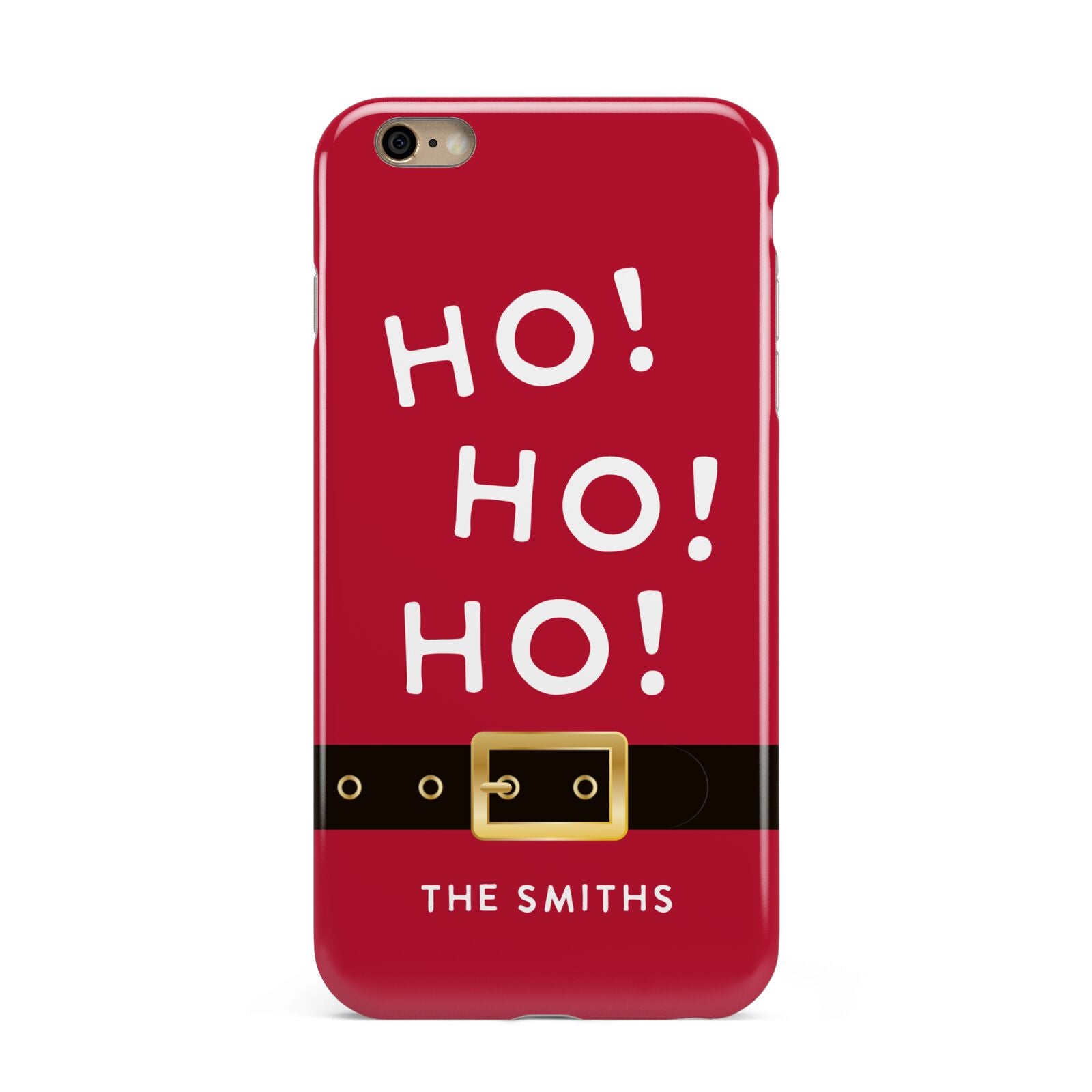 Santa Belt Personalised Apple iPhone 6 Plus 3D Tough Case