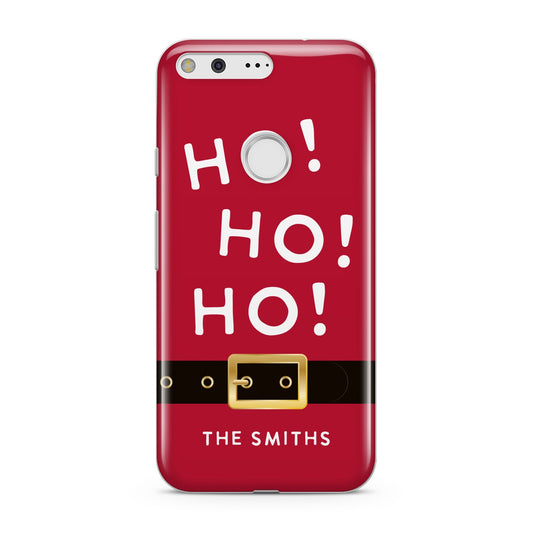 Santa Belt Personalised Google Pixel Case