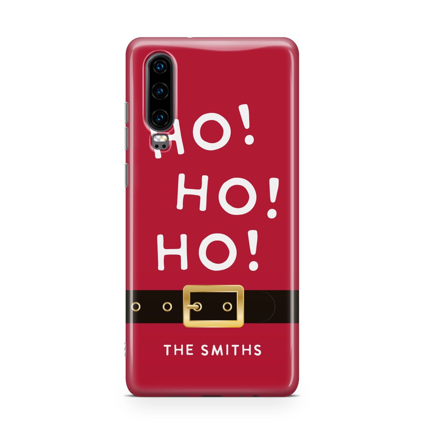 Santa Belt Personalised Huawei P30 Phone Case