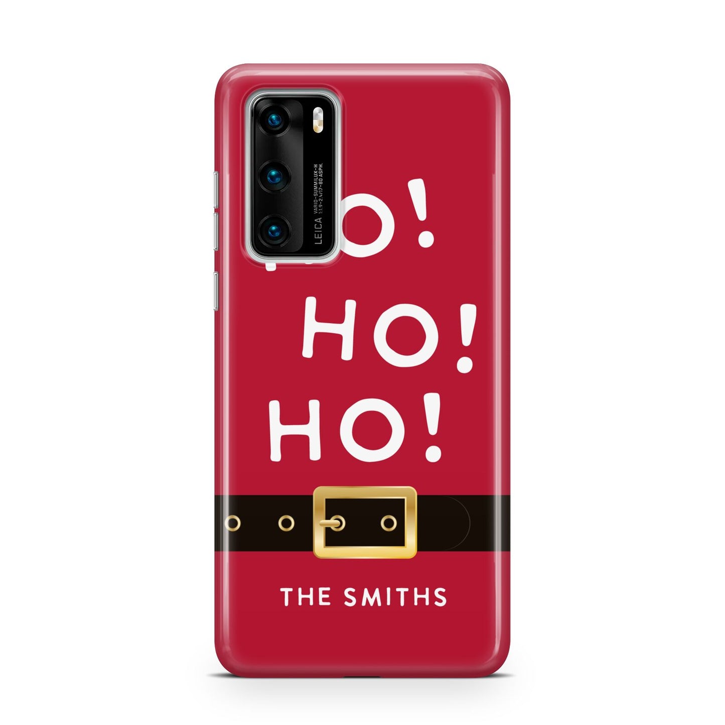 Santa Belt Personalised Huawei P40 Phone Case