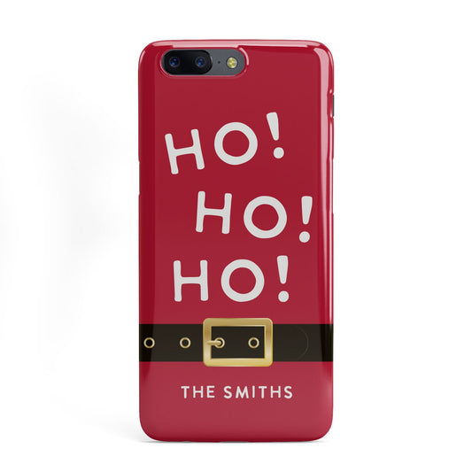 Santa Belt Personalised OnePlus Case