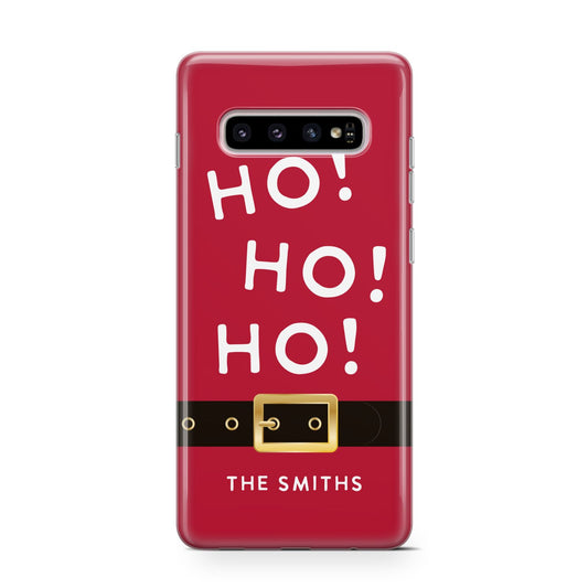 Santa Belt Personalised Protective Samsung Galaxy Case