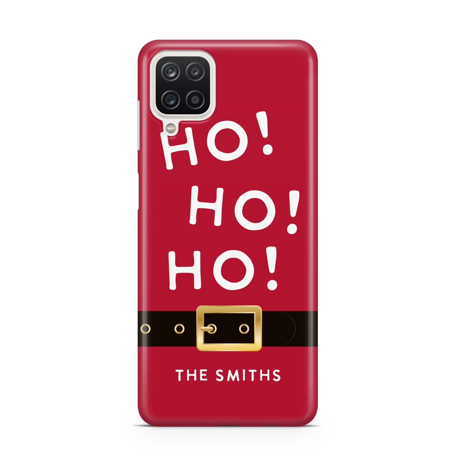 Santa Belt Personalised Samsung A12 Case