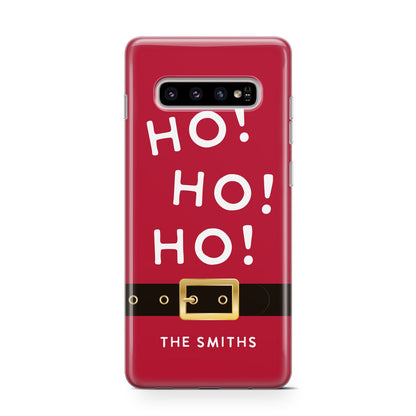 Santa Belt Personalised Samsung Galaxy S10 Case