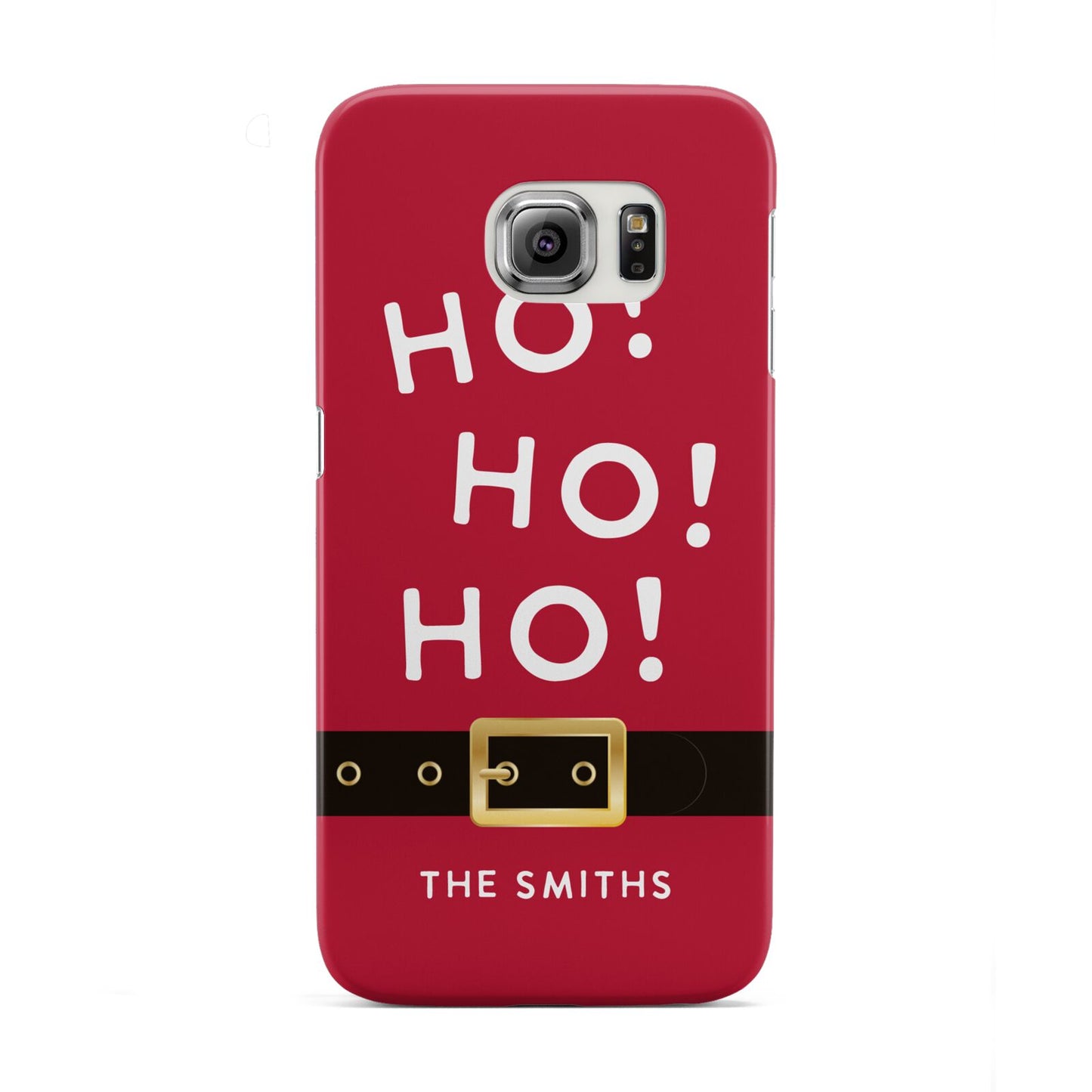 Santa Belt Personalised Samsung Galaxy S6 Edge Case