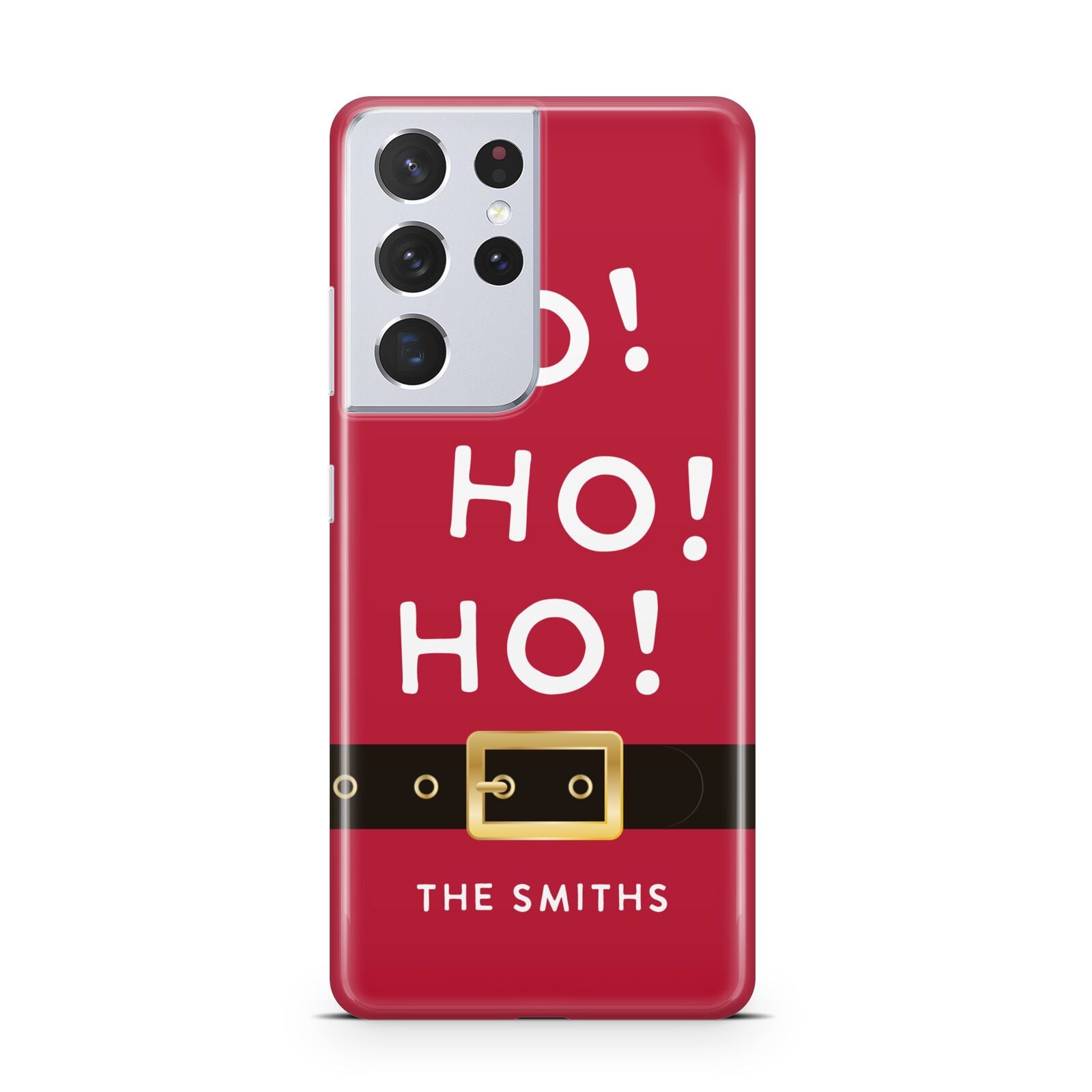 Santa Belt Personalised Samsung S21 Ultra Case