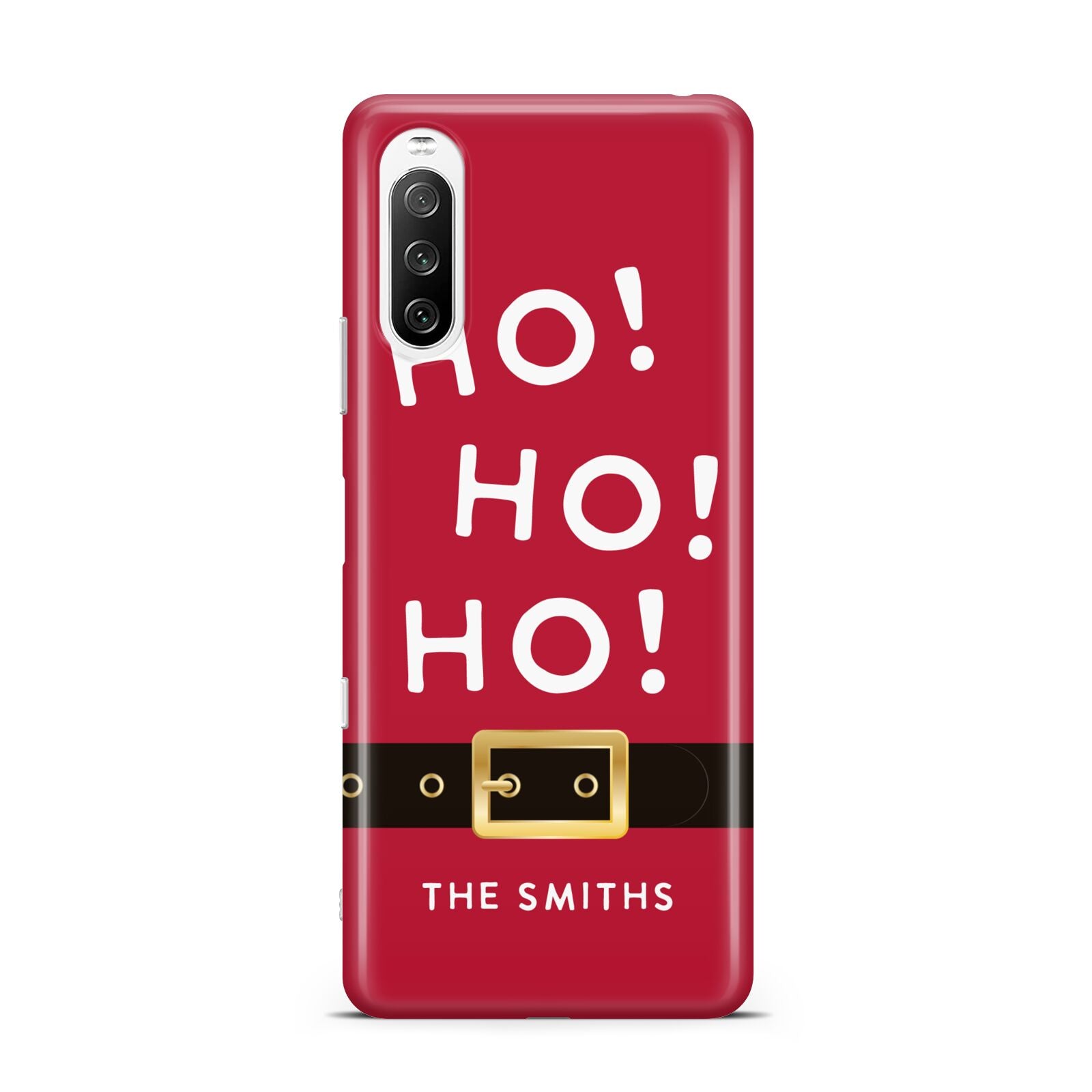 Santa Belt Personalised Sony Xperia 10 III Case