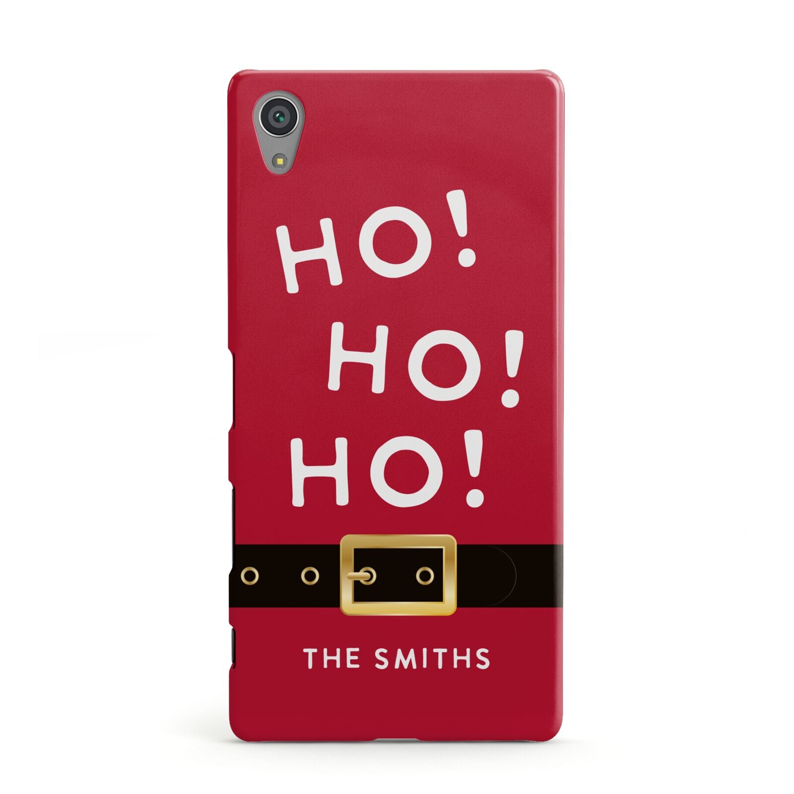 Santa Belt Personalised Sony Xperia Case