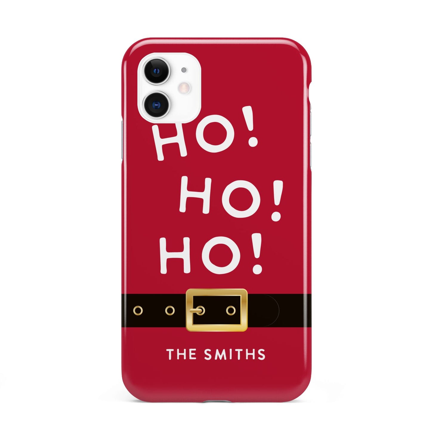 Santa Belt Personalised iPhone 11 3D Tough Case