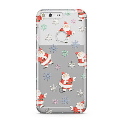 Santa Snowflake Google Pixel Case