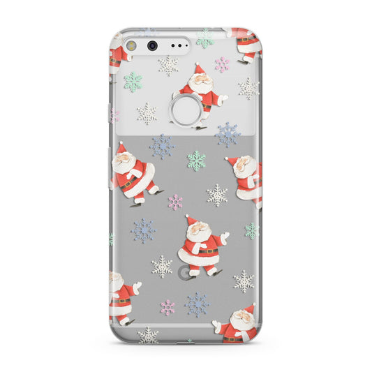 Santa Snowflake Google Pixel Case