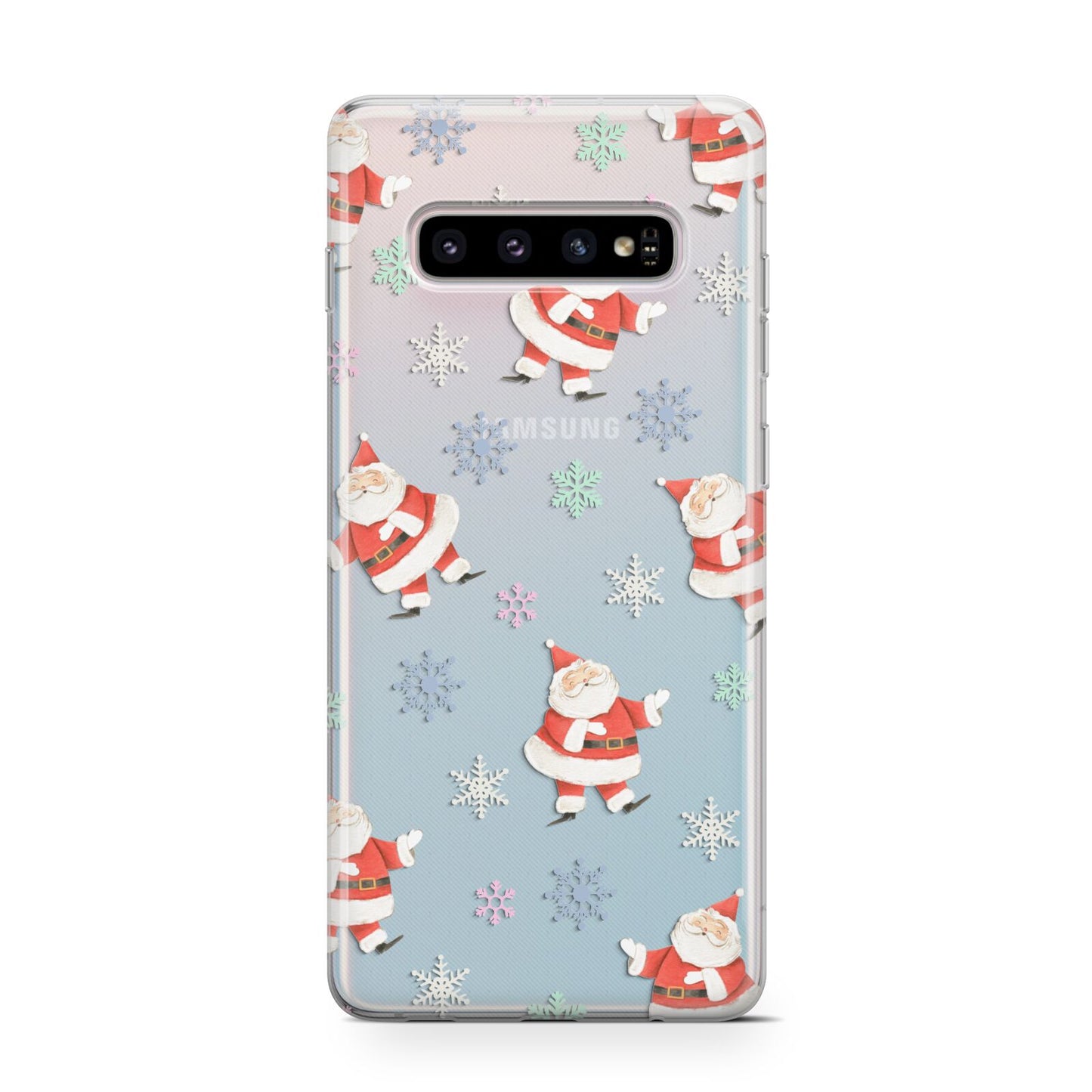 Santa Snowflake Protective Samsung Galaxy Case