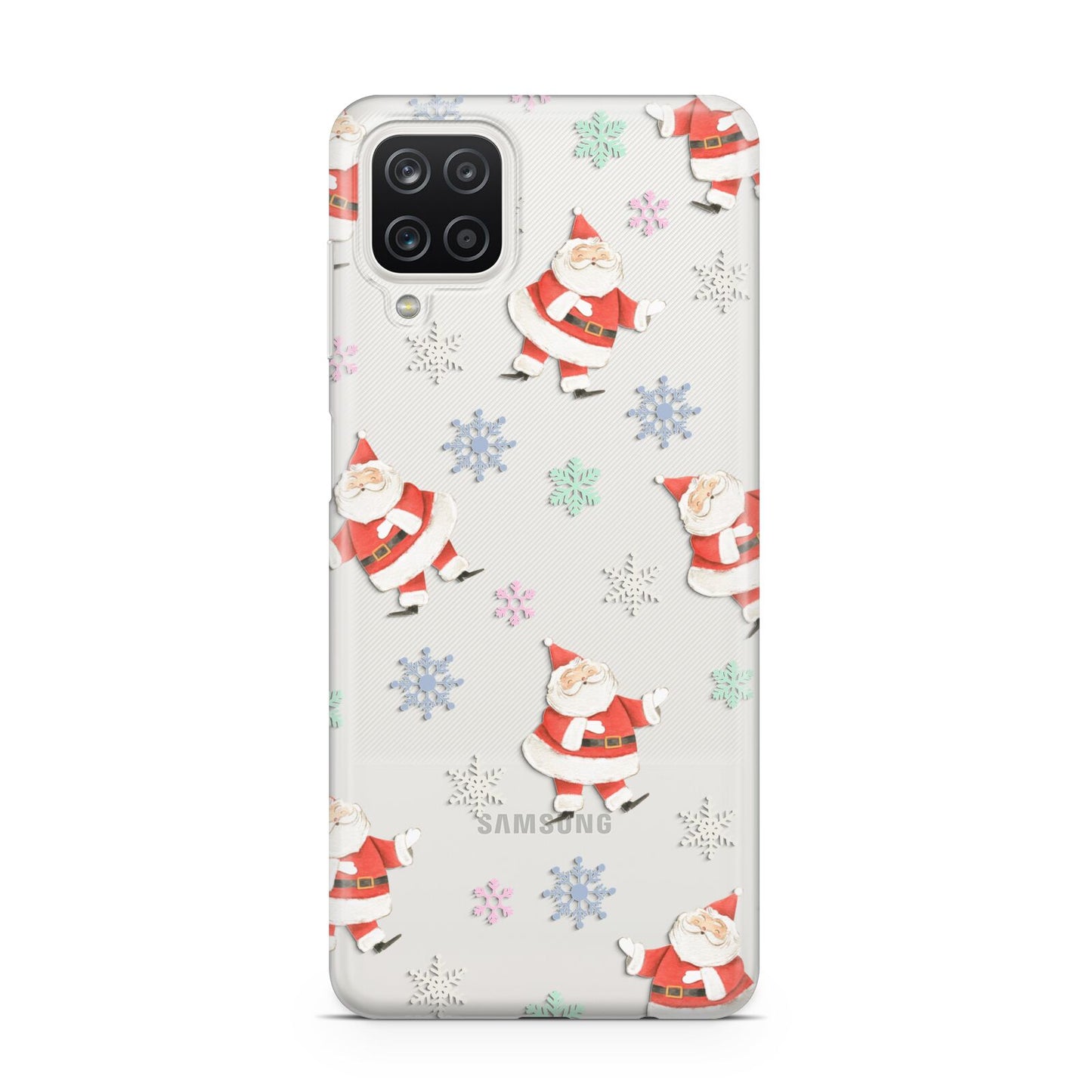 Santa Snowflake Samsung A12 Case