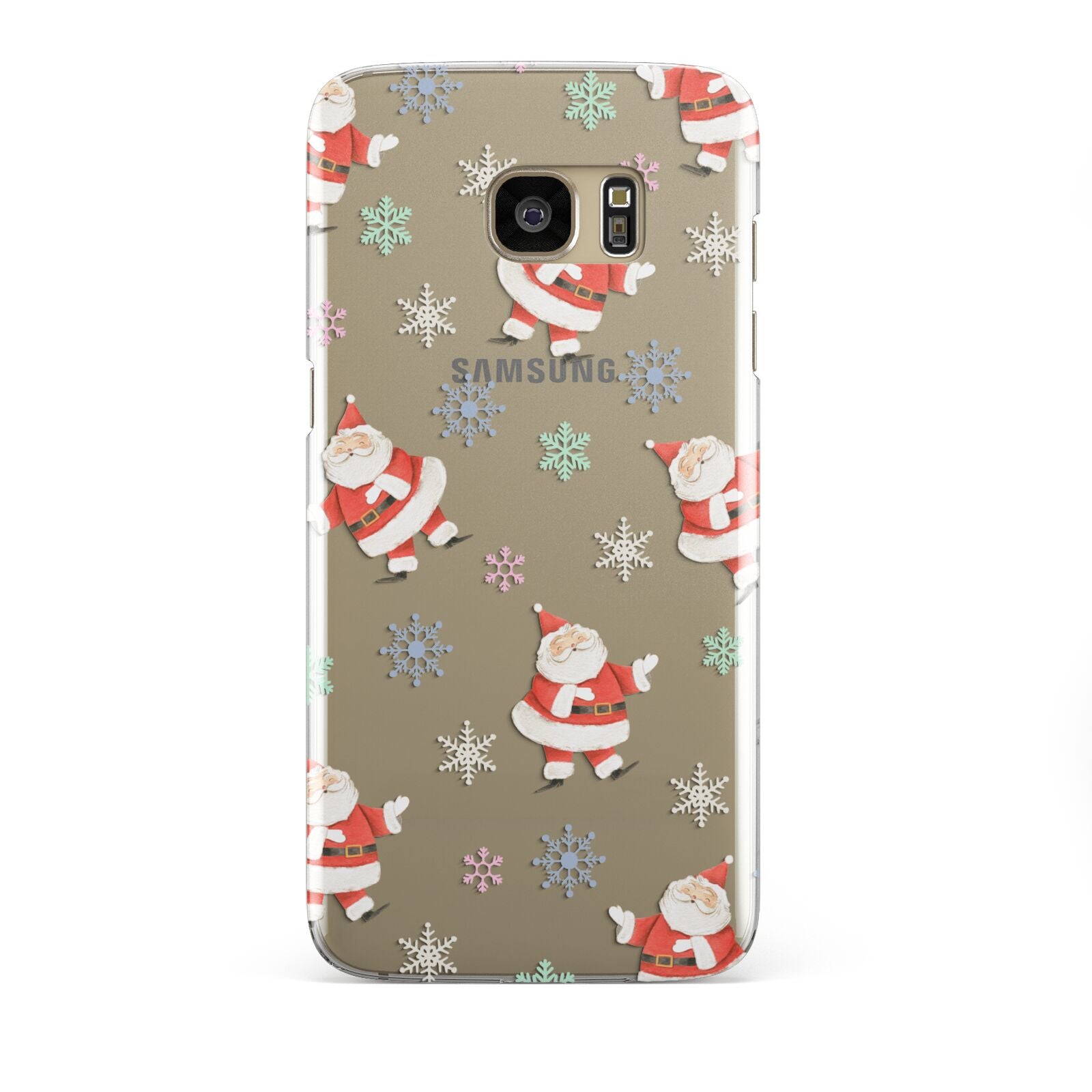 Santa Snowflake Samsung Galaxy S7 Edge Case