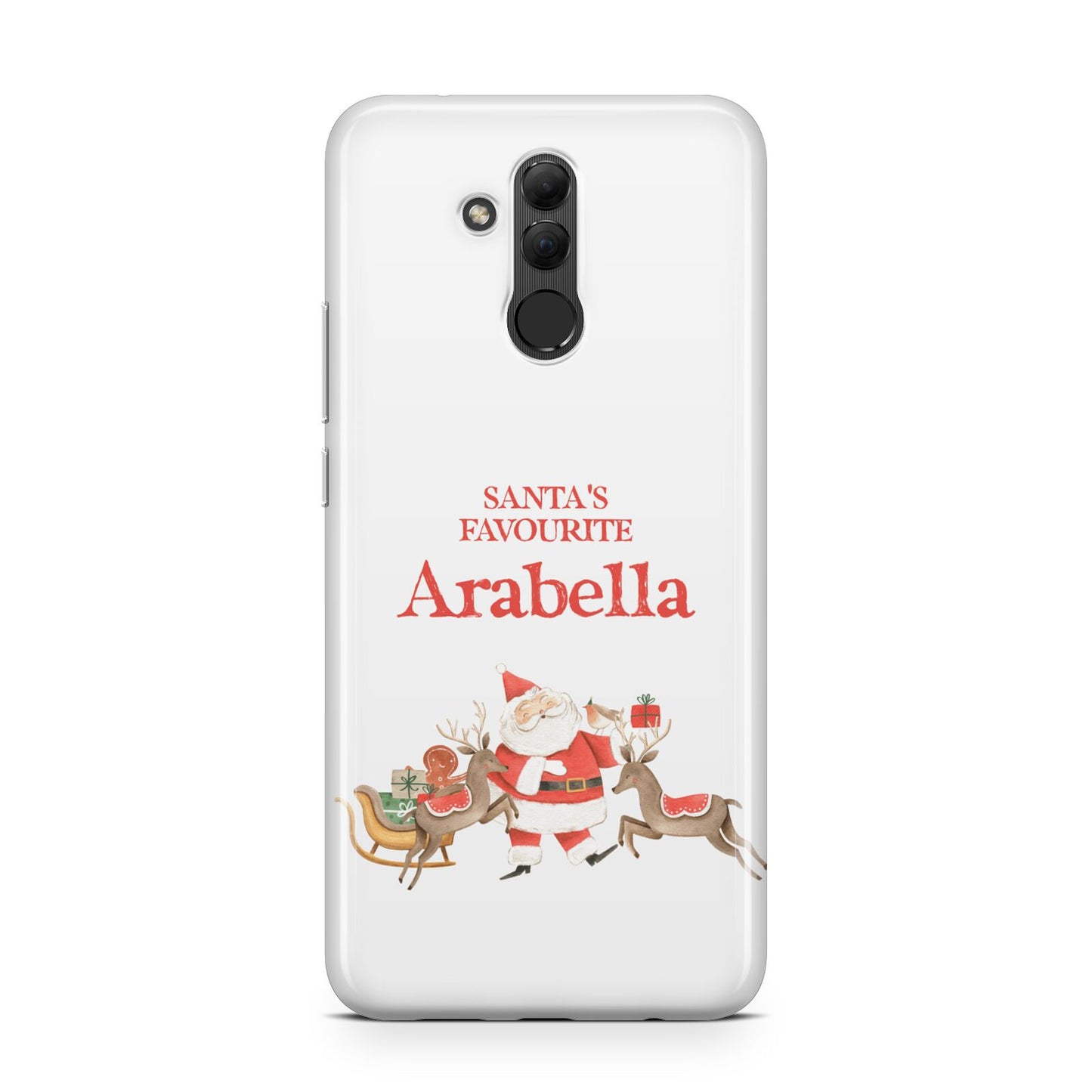 Santas Favourite Personalised Name Huawei Mate 20 Lite