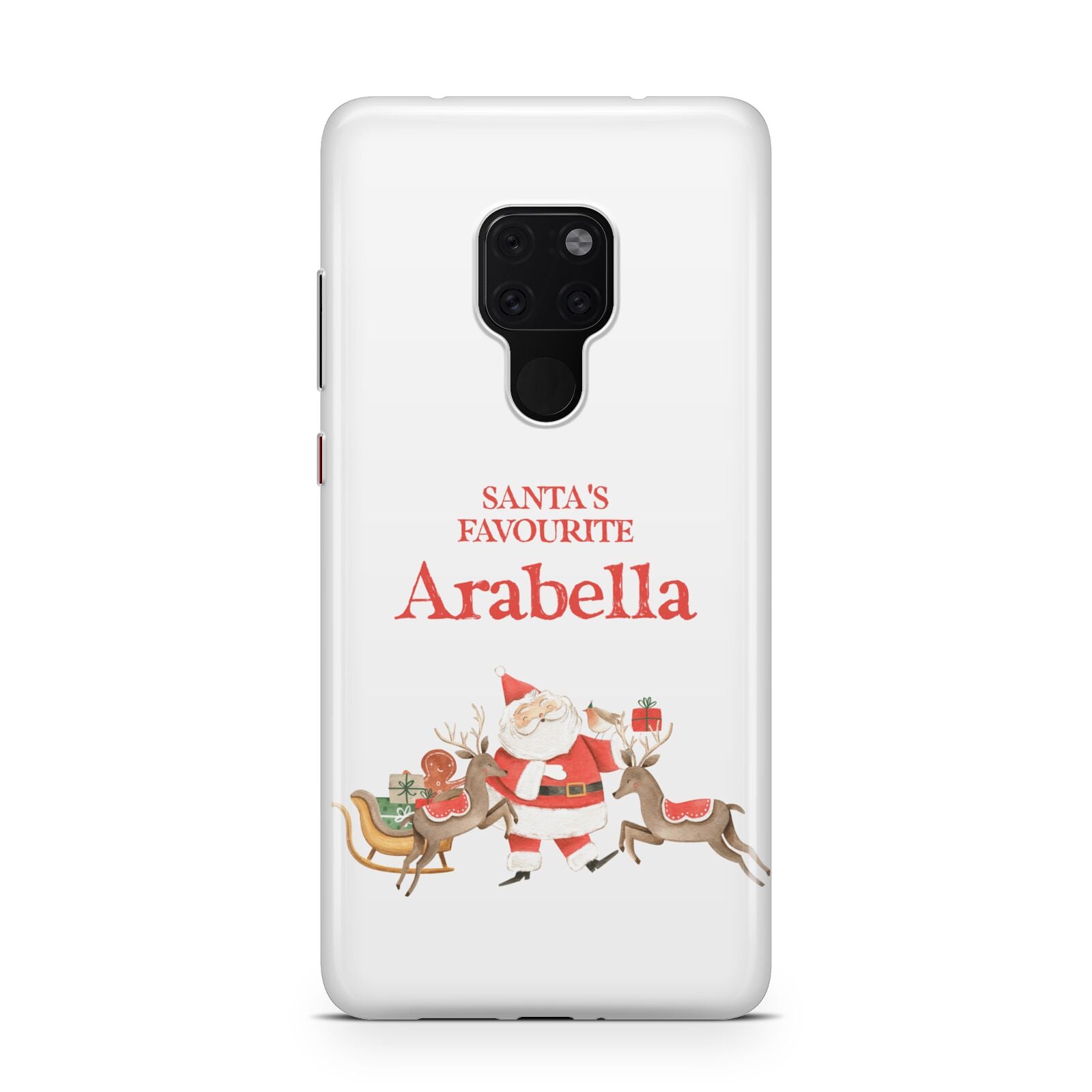 Santas Favourite Personalised Name Huawei Mate 20 Phone Case