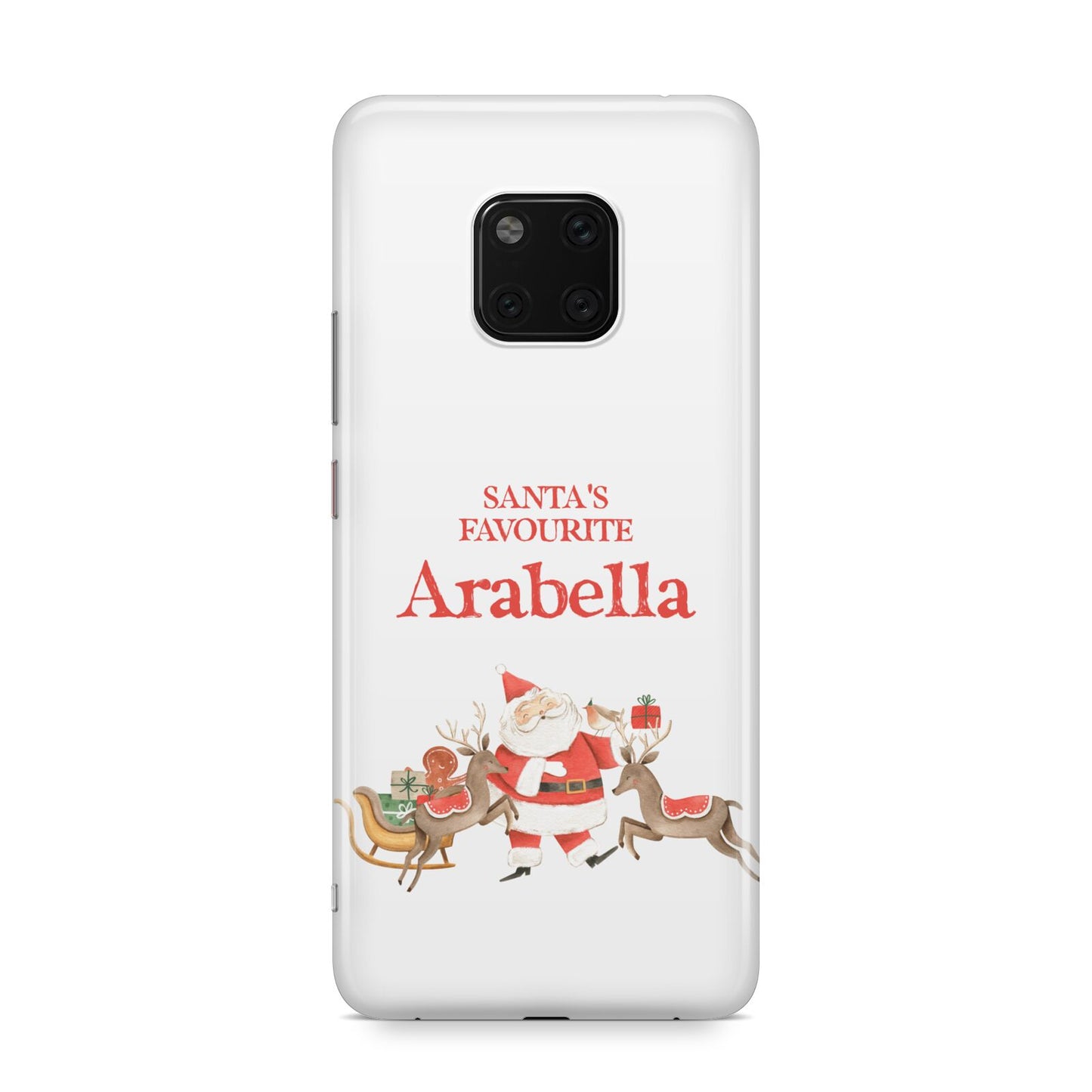 Santas Favourite Personalised Name Huawei Mate 20 Pro Phone Case