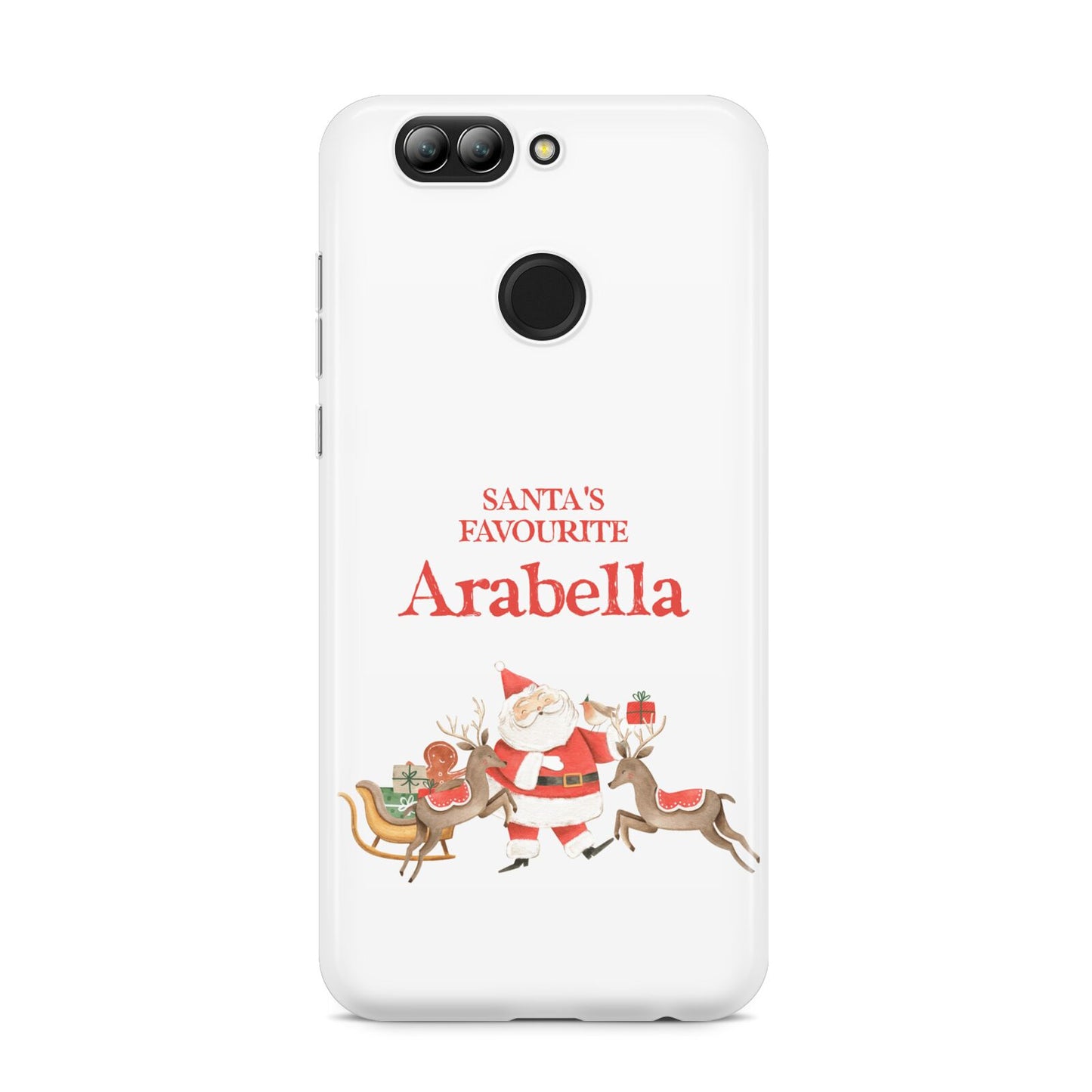 Santas Favourite Personalised Name Huawei Nova 2s Phone Case