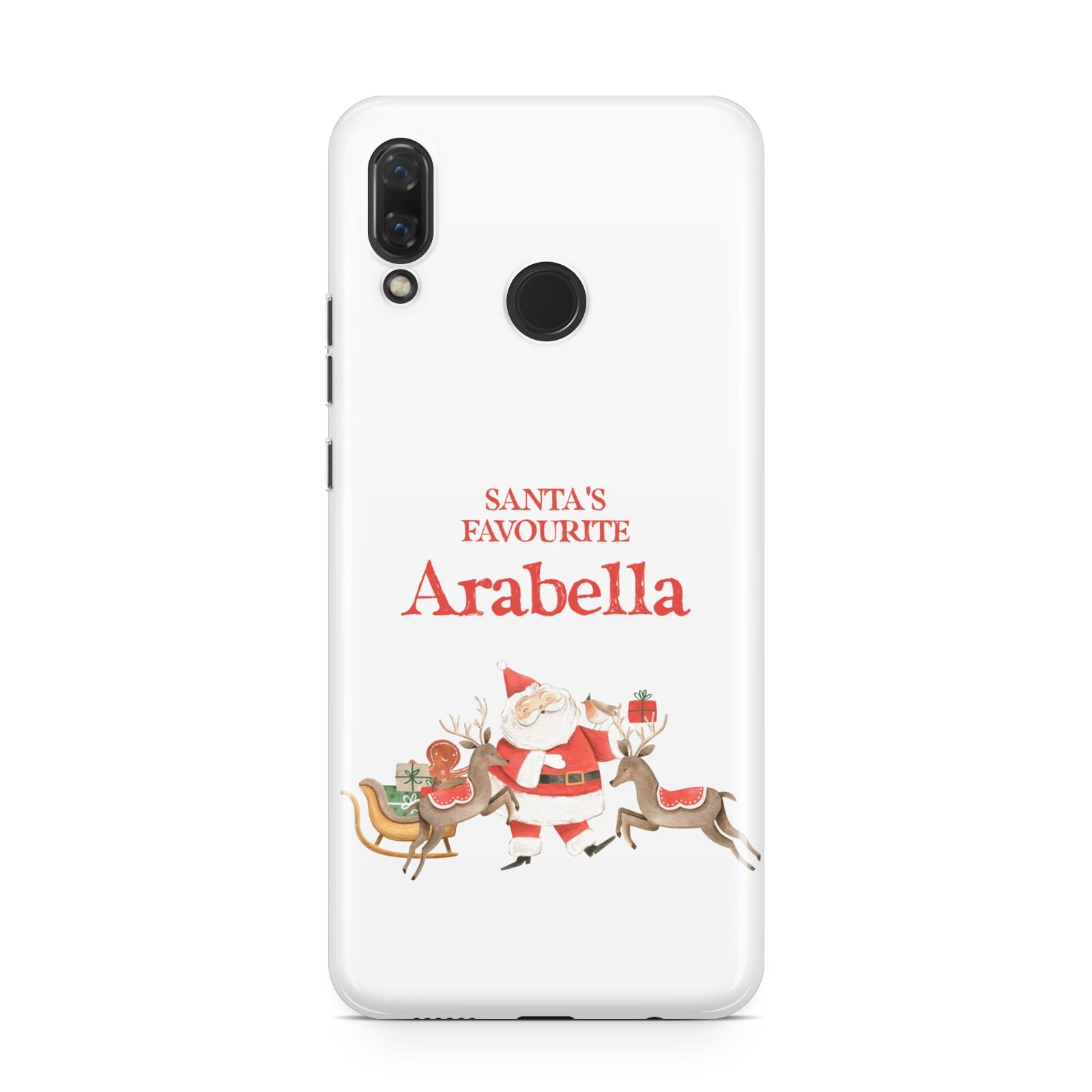 Santas Favourite Personalised Name Huawei Nova 3 Phone Case