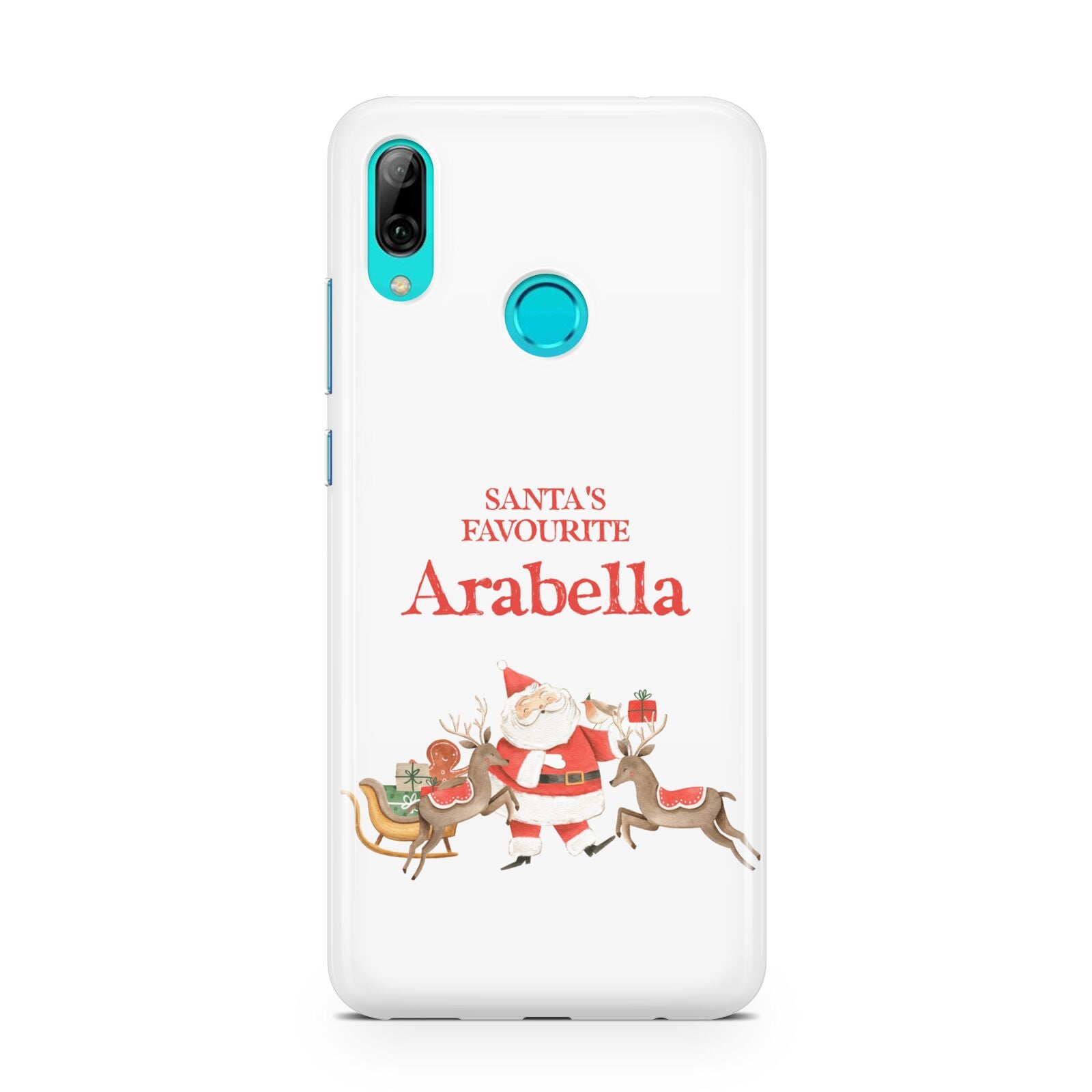 Santas Favourite Personalised Name Huawei P Smart 2019 Case