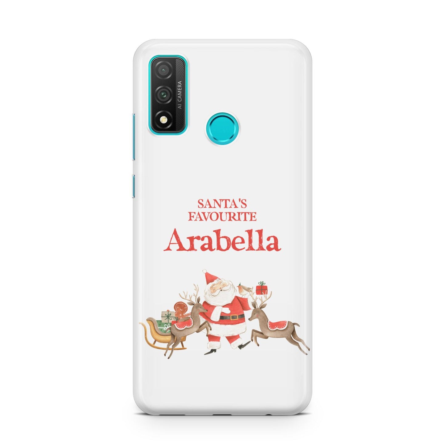 Santas Favourite Personalised Name Huawei P Smart 2020