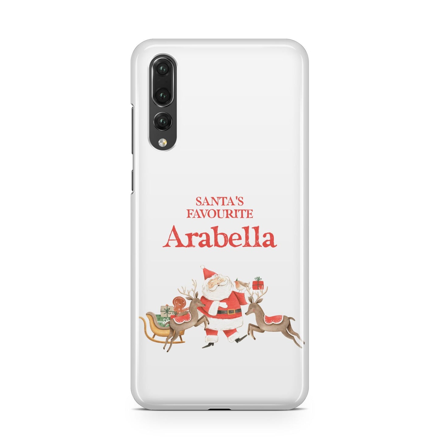 Santas Favourite Personalised Name Huawei P20 Pro Phone Case