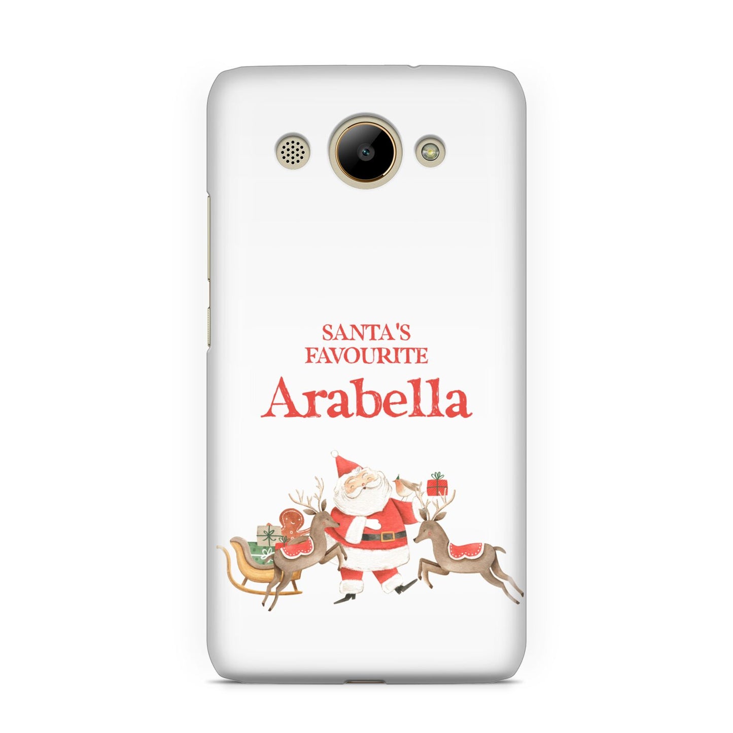 Santas Favourite Personalised Name Huawei Y3 2017