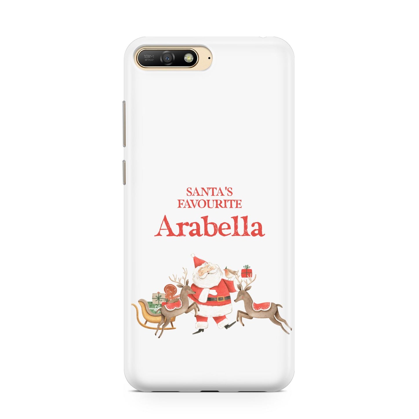 Santas Favourite Personalised Name Huawei Y6 2018