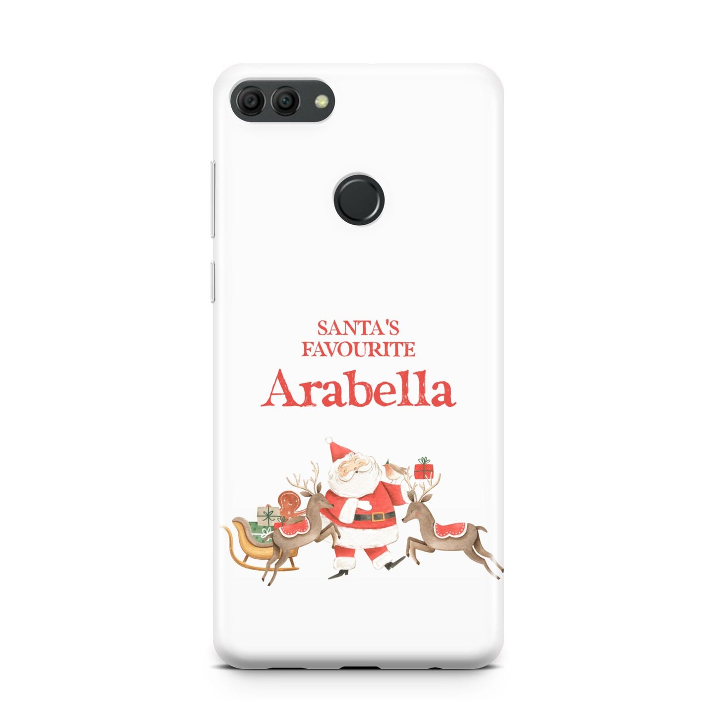 Santas Favourite Personalised Name Huawei Y9 2018