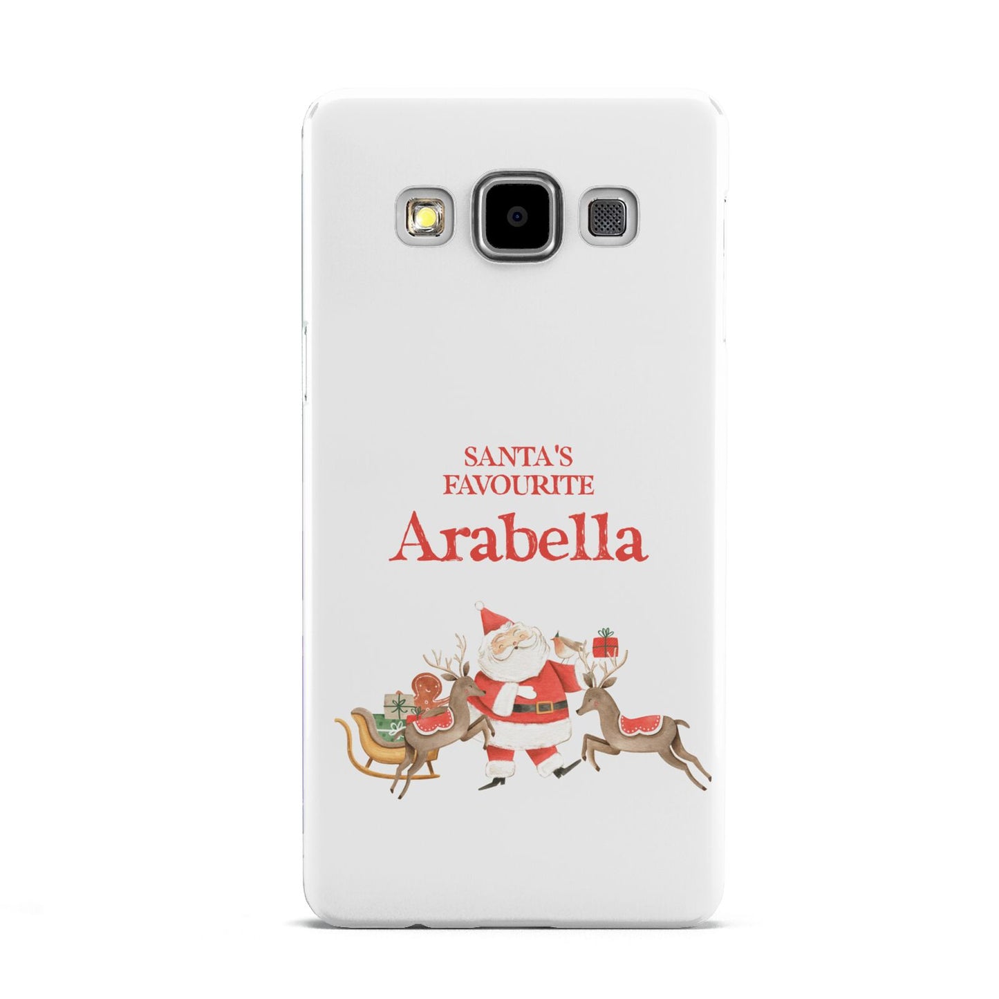 Santas Favourite Personalised Name Samsung Galaxy A5 Case