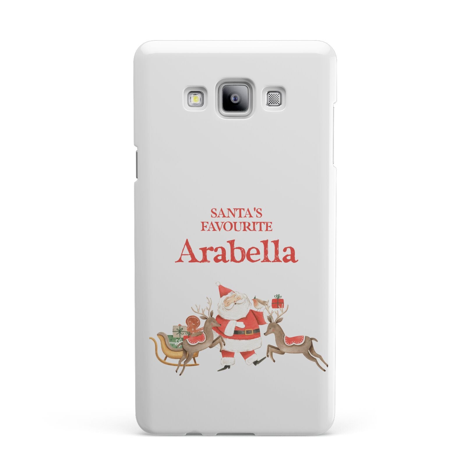 Santas Favourite Personalised Name Samsung Galaxy A7 2015 Case