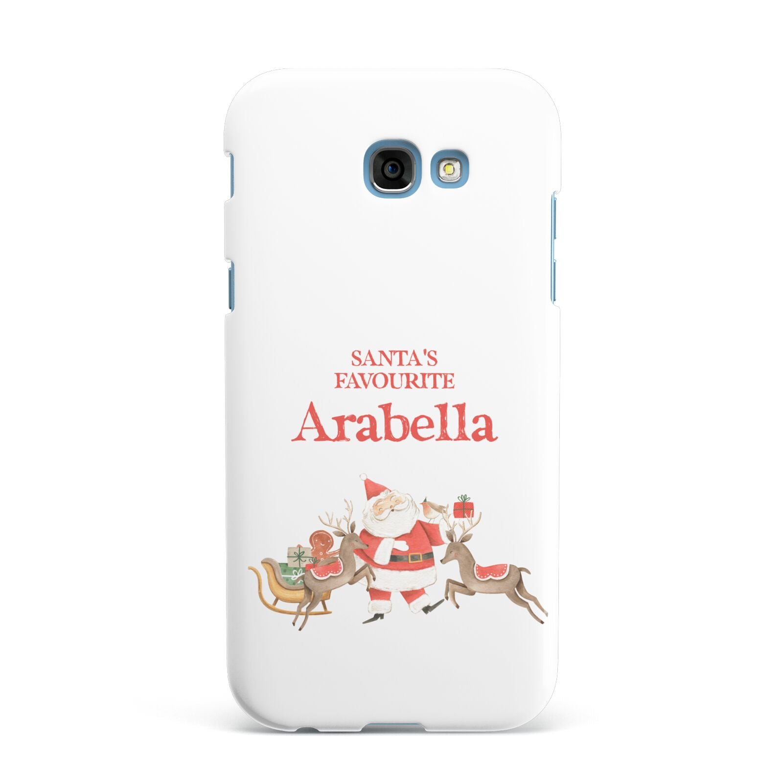 Santas Favourite Personalised Name Samsung Galaxy A7 2017 Case