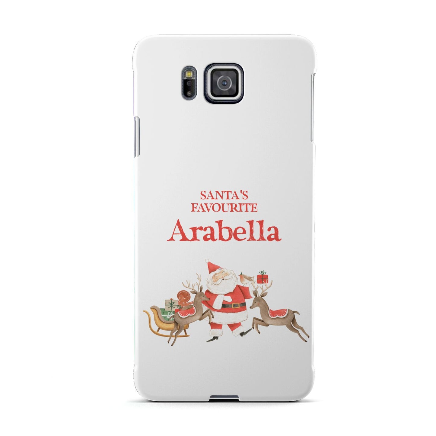 Santas Favourite Personalised Name Samsung Galaxy Alpha Case