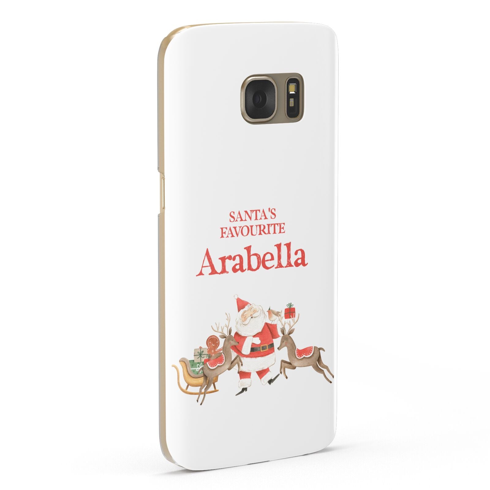 Santas Favourite Personalised Name Samsung Galaxy Case Fourty Five Degrees