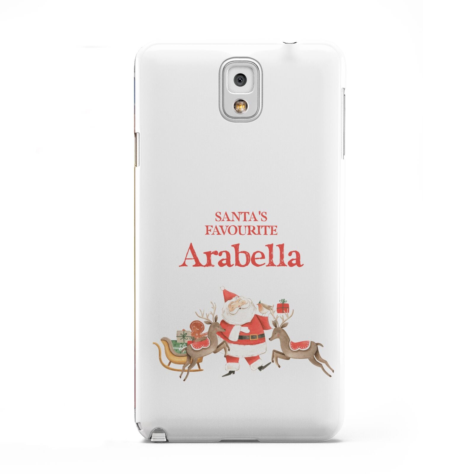 Santas Favourite Personalised Name Samsung Galaxy Note 3 Case