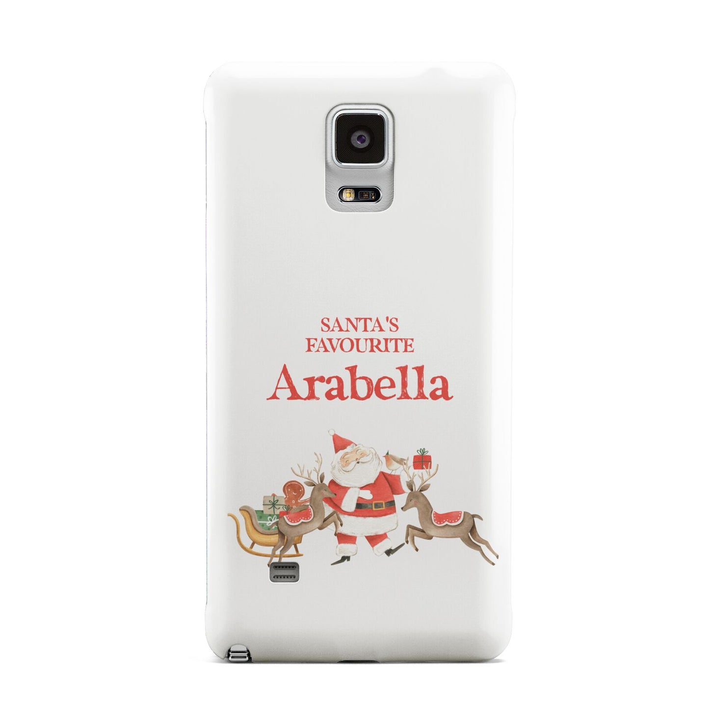 Santas Favourite Personalised Name Samsung Galaxy Note 4 Case