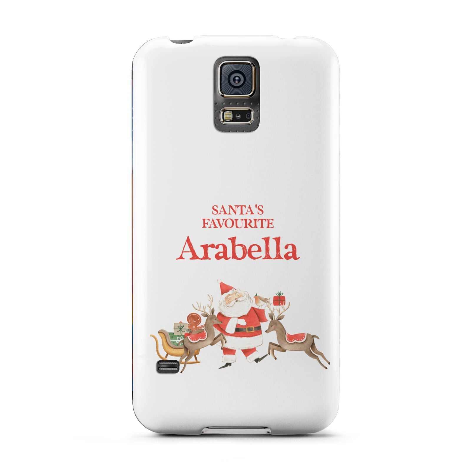 Santas Favourite Personalised Name Samsung Galaxy S5 Case