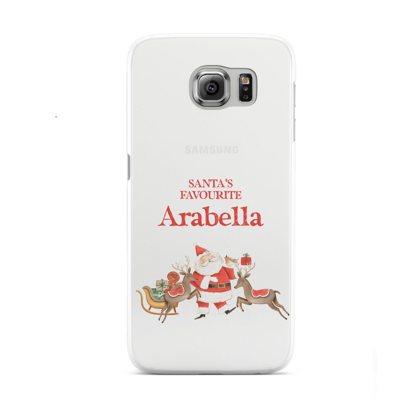 Santas Favourite Personalised Name Samsung Galaxy S6 Case