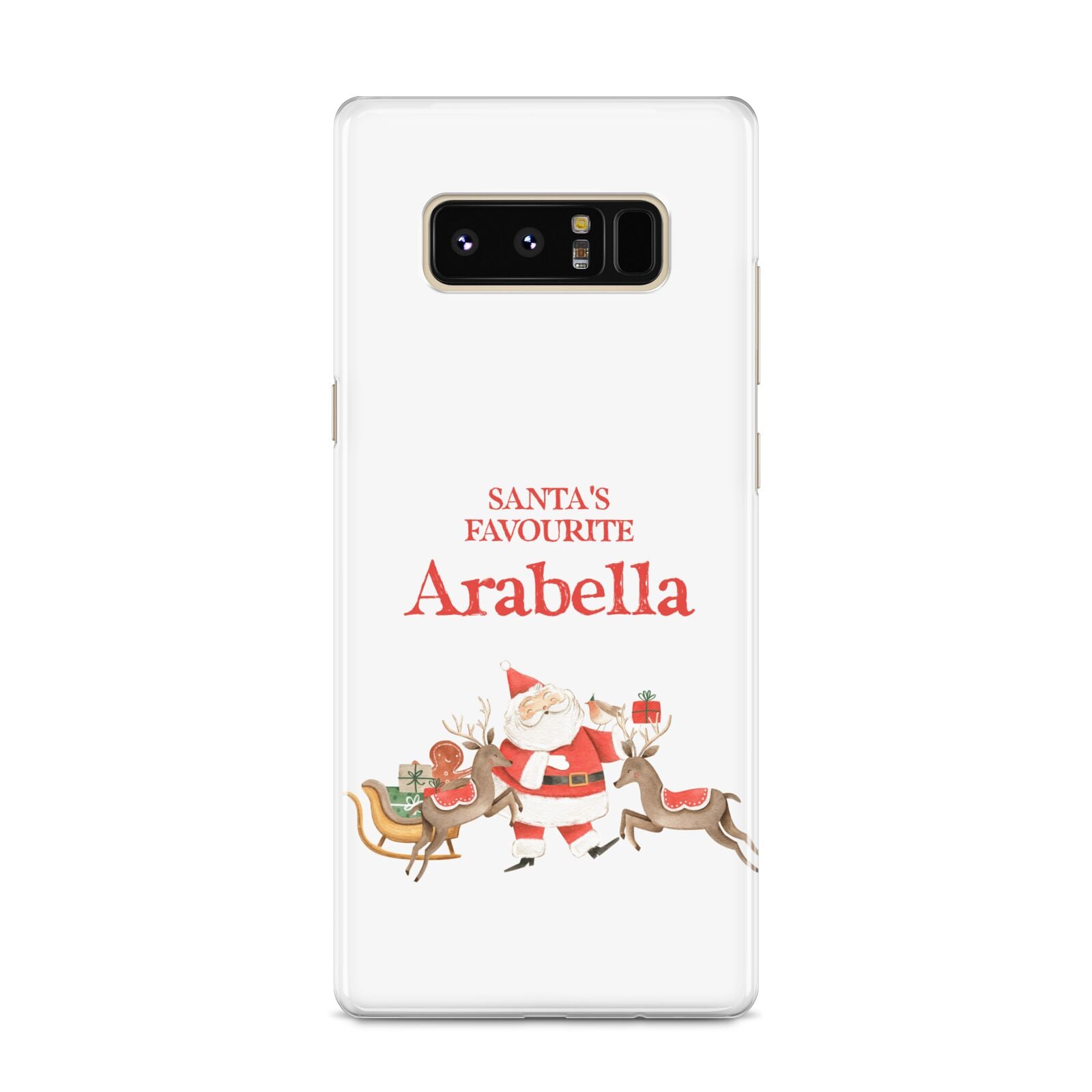 Santas Favourite Personalised Name Samsung Galaxy S8 Case